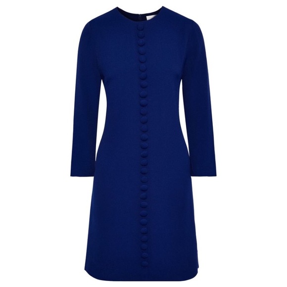 Goat | Dresses | Goat Houston Buttonembellished Blue Crepe Dress | Poshmark Goat | Dresses | Goat Houston Buttonembellished Blue Crepe Dress | Poshmark